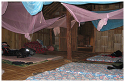 Chiang Mai trekking basic sleeping arrangements