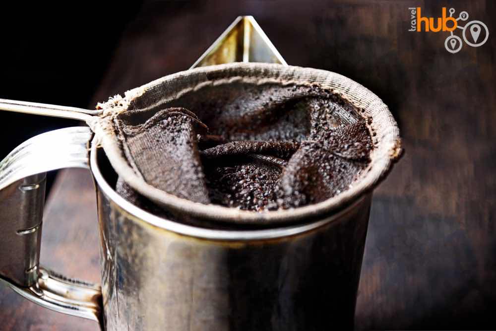 Local coffee being made at Mae Klang Luang