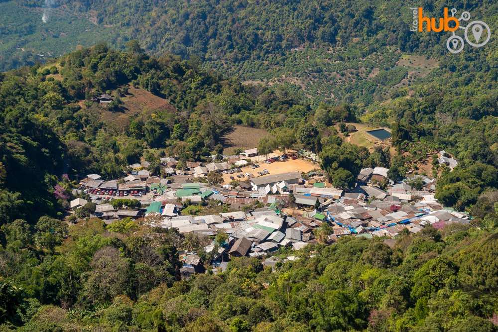 Hmong village from above