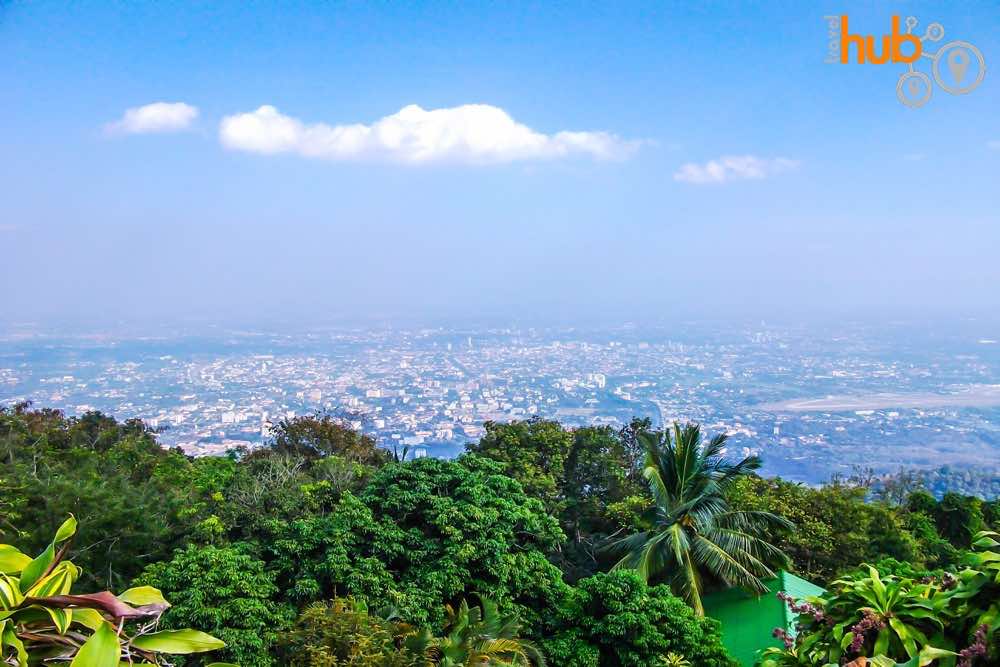 On a clear day you will get excellent views across Chiang Mai