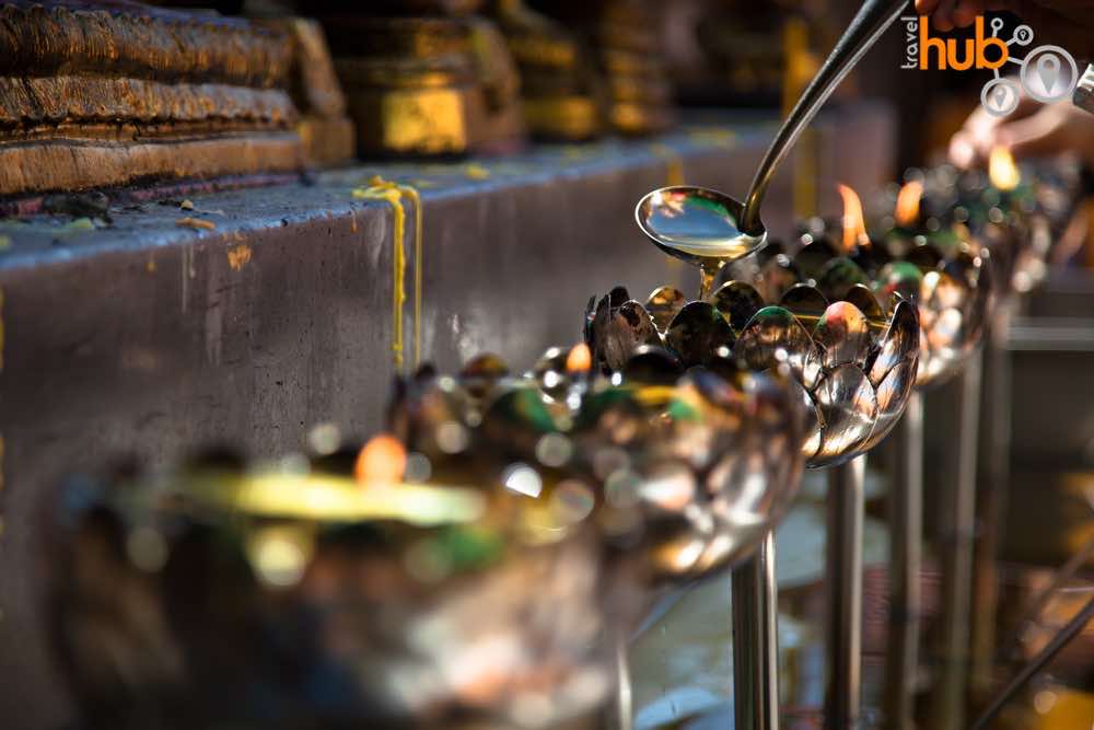 Candles at Doi Suthep Temple