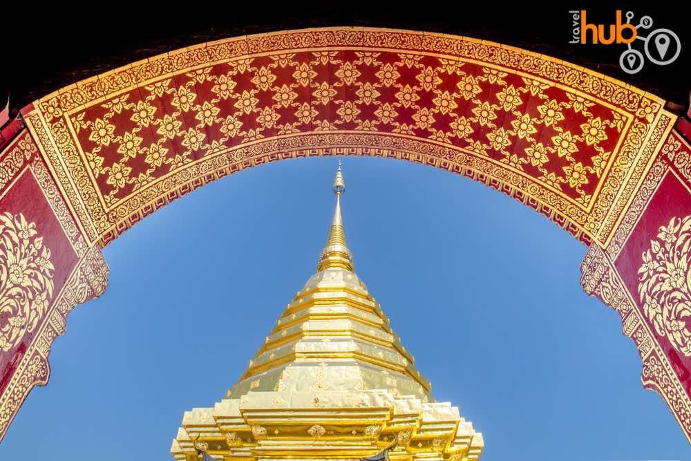 The main chedi at Doi Suthep