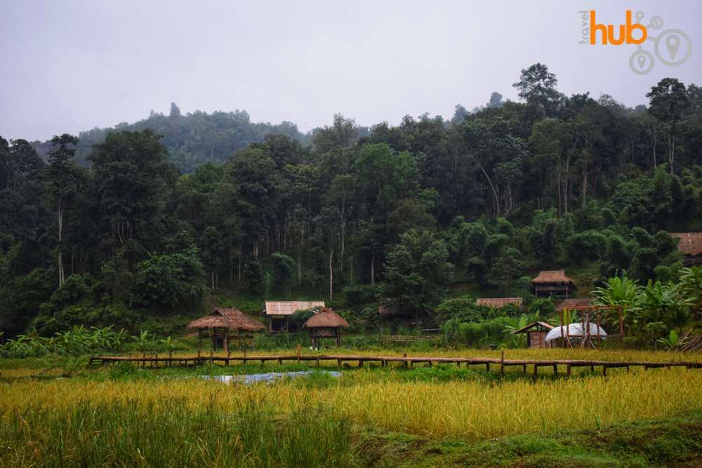 Baan Tong Luang in the wet season