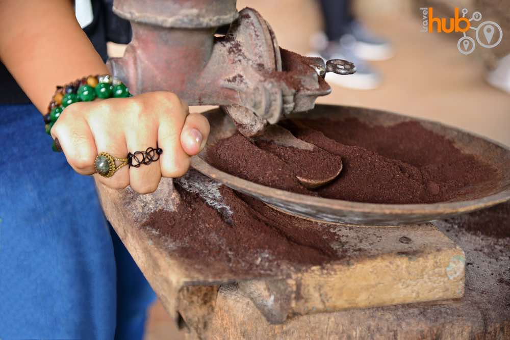 Coffee making at Mae Klang Luang