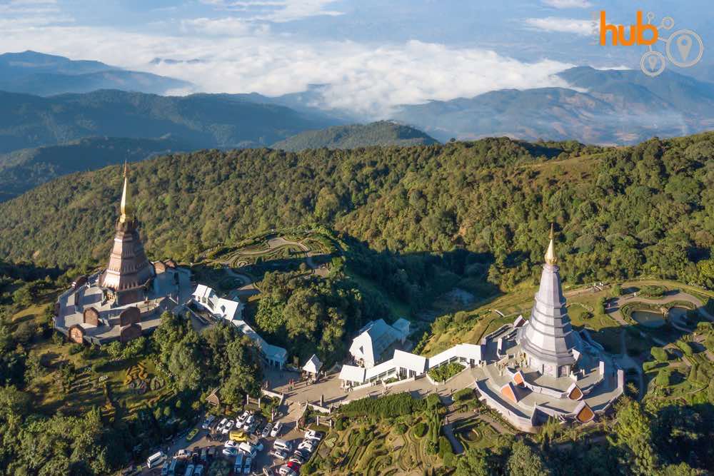 The Royal Pagodas on the Doi Inthanon tour