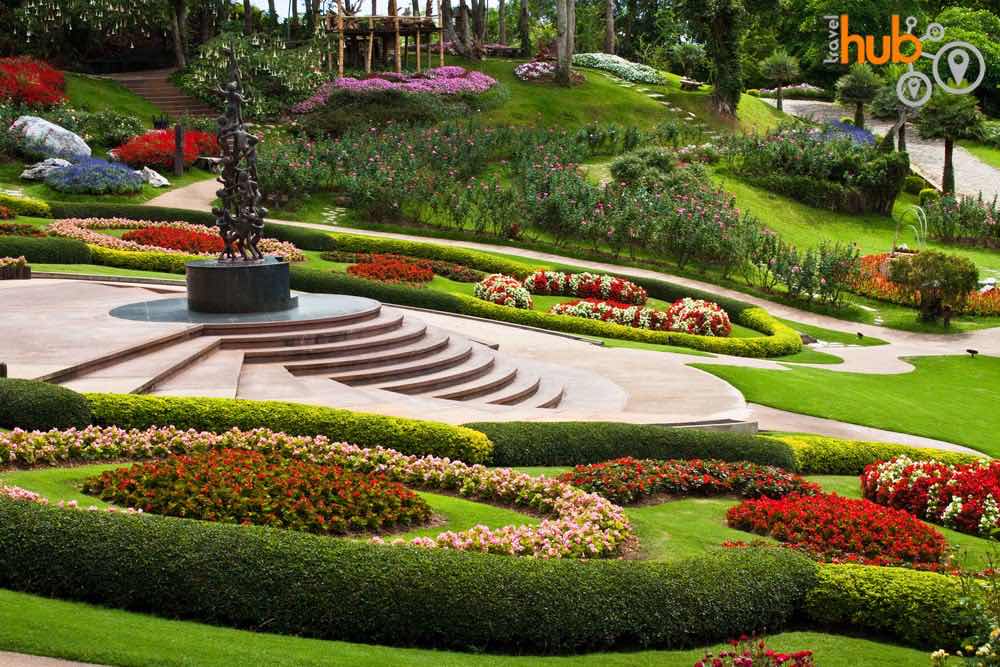Take the option to visit the pristine Mae Fah Luang Garden