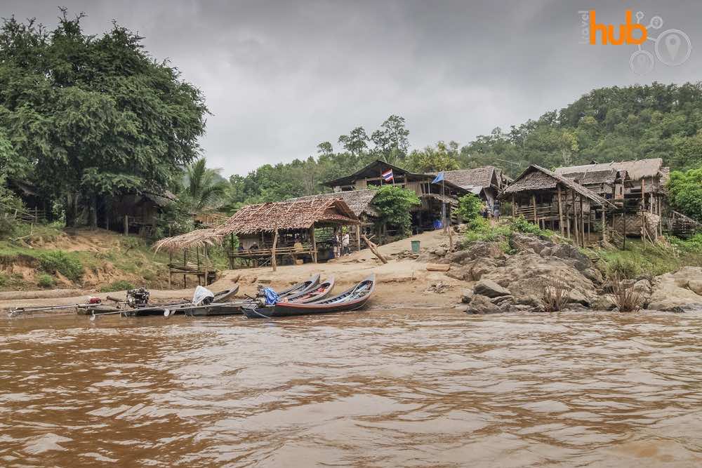 On day 2 we will take a boat up river to see the Karen Long Neck