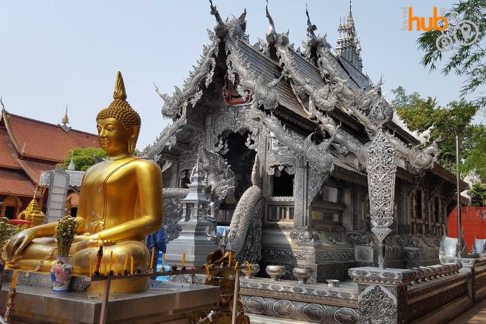 This little silver embossed temple is missed by many visitors to the city