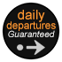 Guaranteed daily group departures - 2 person
