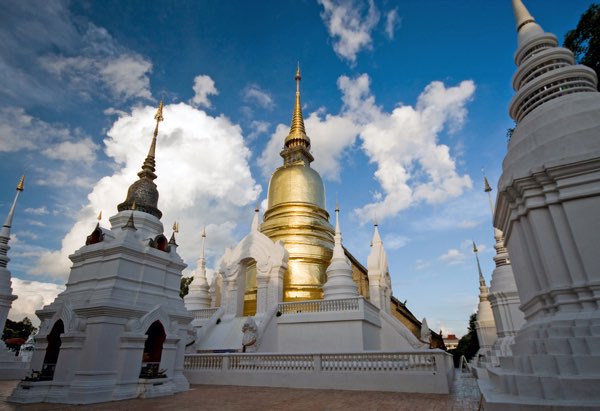 Wat Suan Dok on Chiang Mai city tour